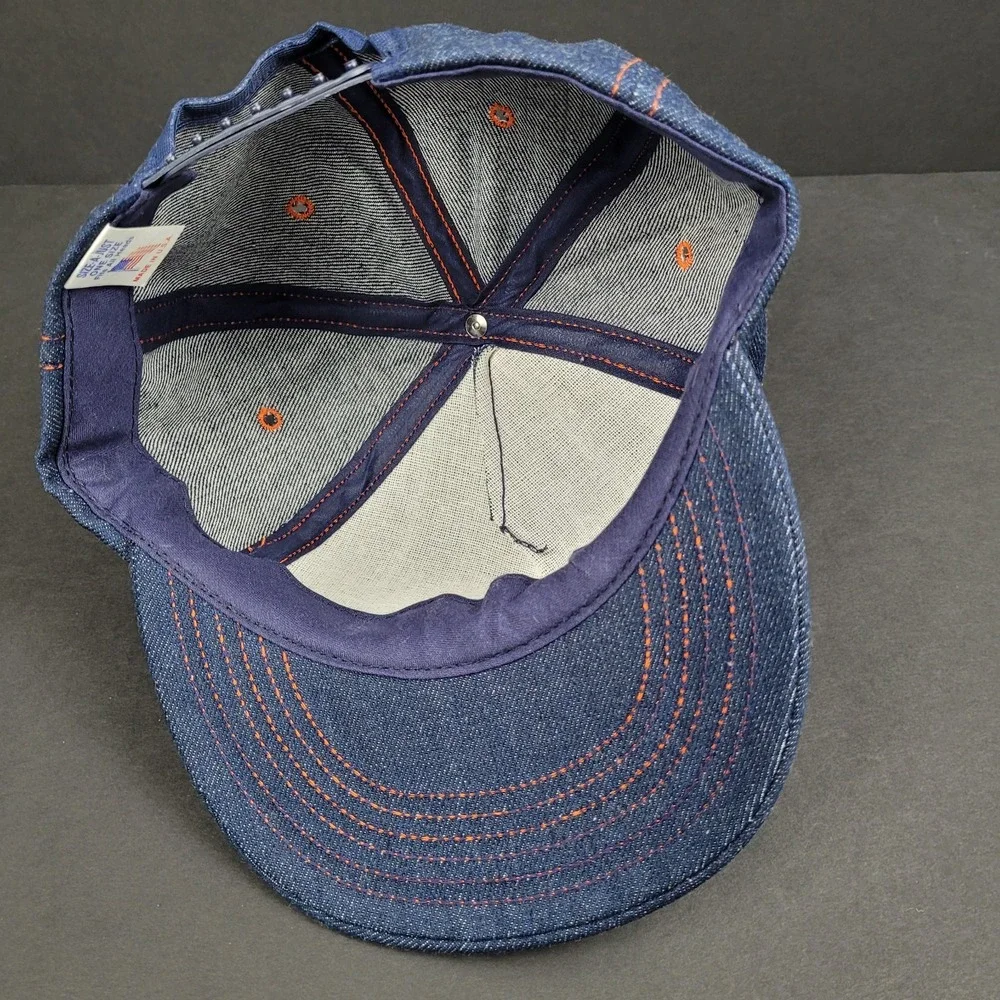 Vintage 1980s American Legion Denim Wash Snapback Hat